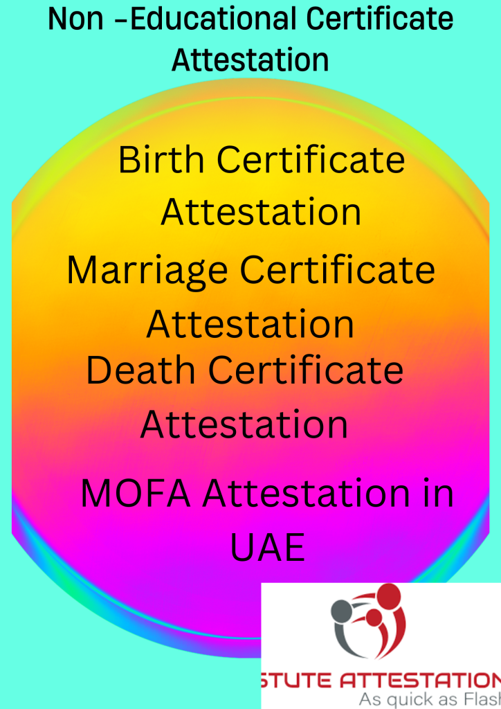 Non-educational Certificate